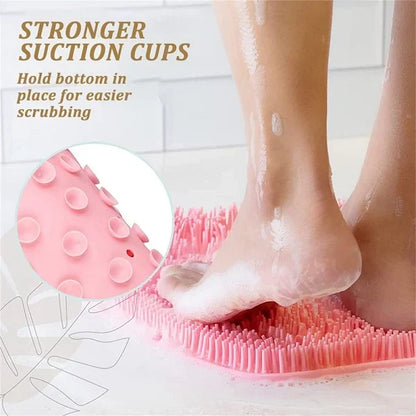 Shower Foot and Back Scrubber Massage Pad