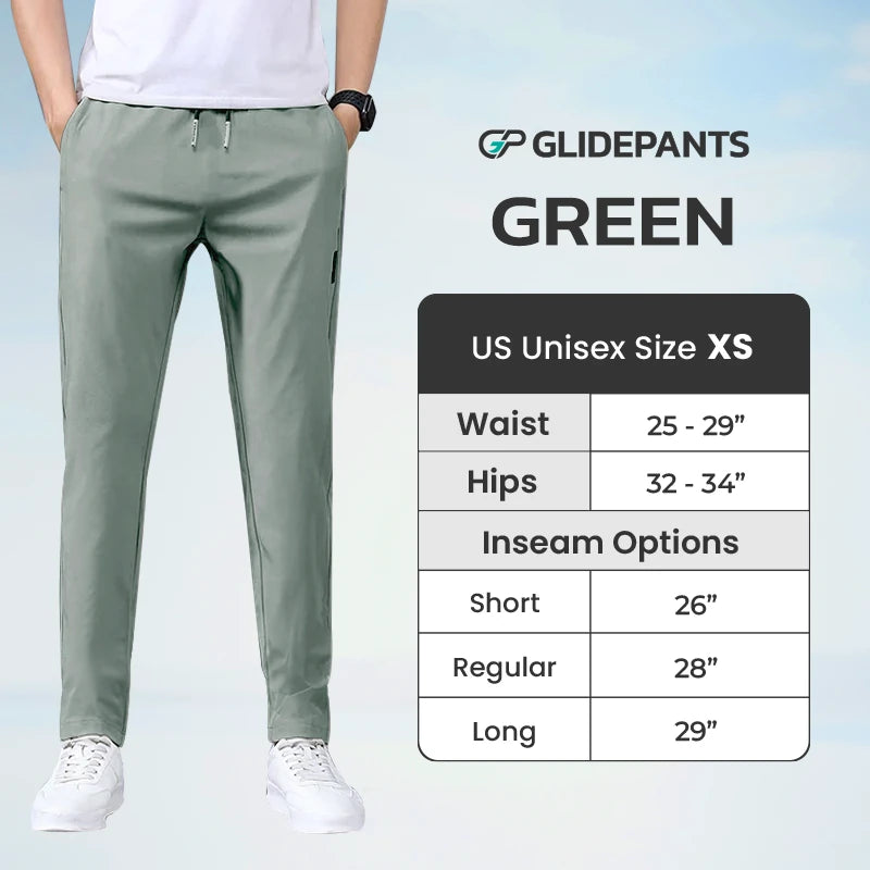 GlidePants - Unisex Quick Dry Pull-on Stretch Pants