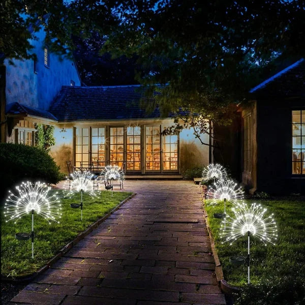 Intuitione - Waterproof Solar Garden Fireworks Lamp - LAST DAY 70% OFF