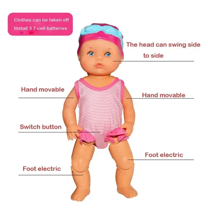 Waterproof Summer Swimming Doll Toy – Movable Jointed – Hot Sale 50% Off