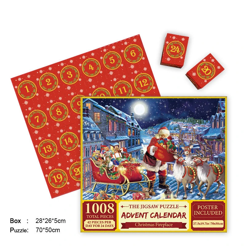 Christmas Advent Calendar Jigsaw Puzzle - Christmas Hot Sale