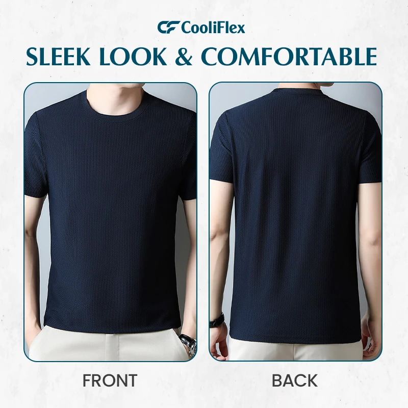 CooliFlex - Breathable Ice Silk Waffle Weave T-shirt - Hot Sale 50% Off