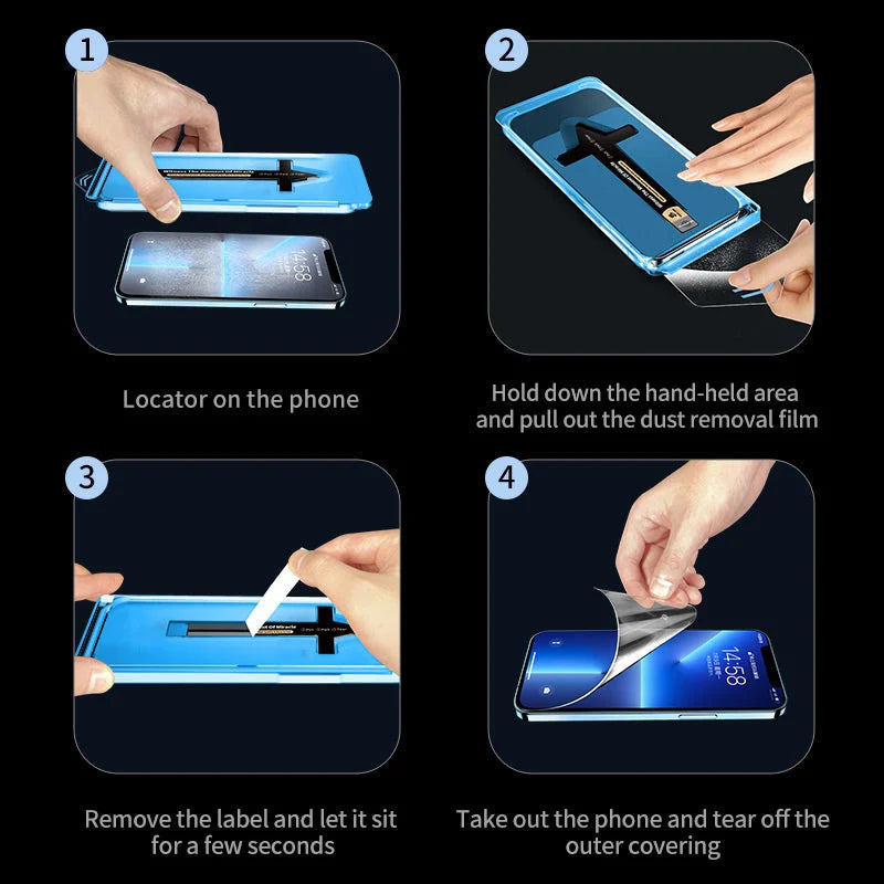 Measurablen - New Invisible Screen Protector For Samsung -Dust Free Without Bubbles