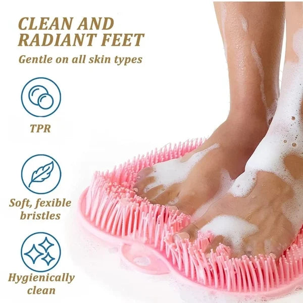 Shower Foot and Back Scrubber Massage Pad