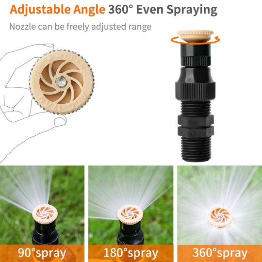 360° Rotation Auto Irrigation System（Diameter 65ft） - Summer Hot Sale 48% 0FF