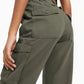 SilkennStrands- High Waist Cargo Pants