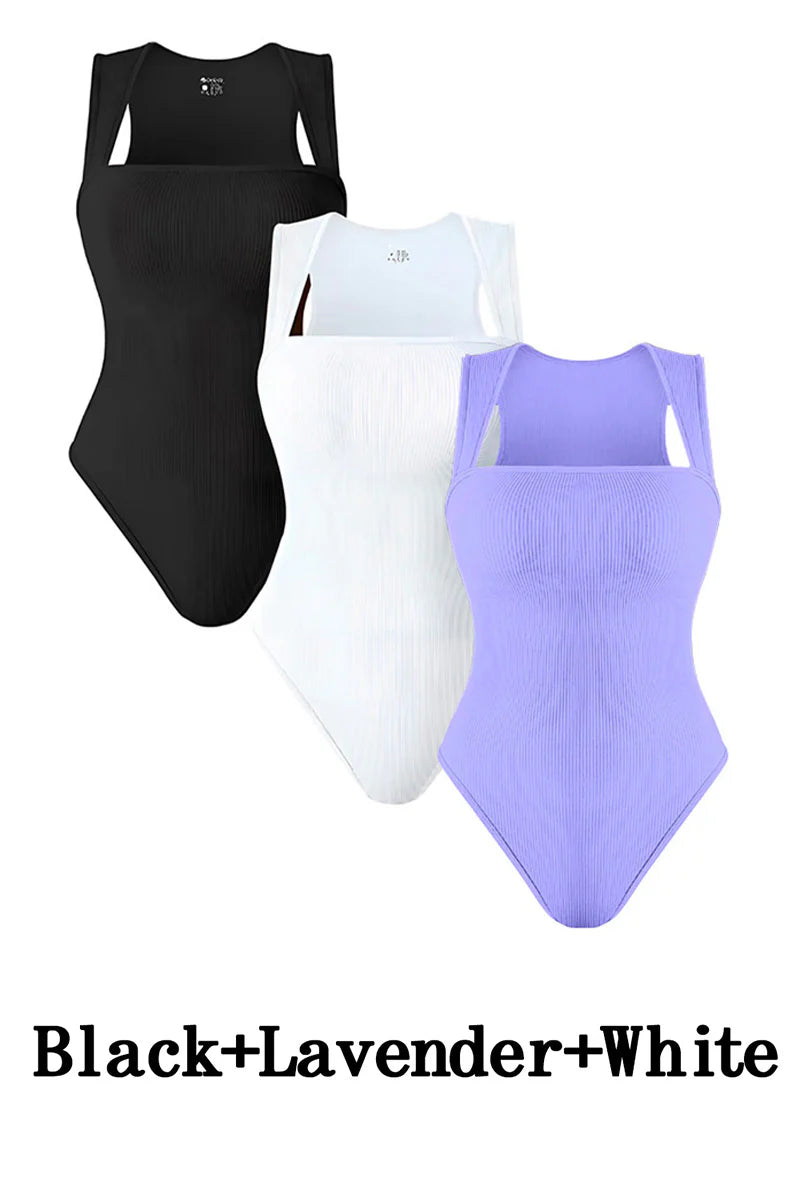 Sleeveless Tummy Control Tank Tops Bodysuits