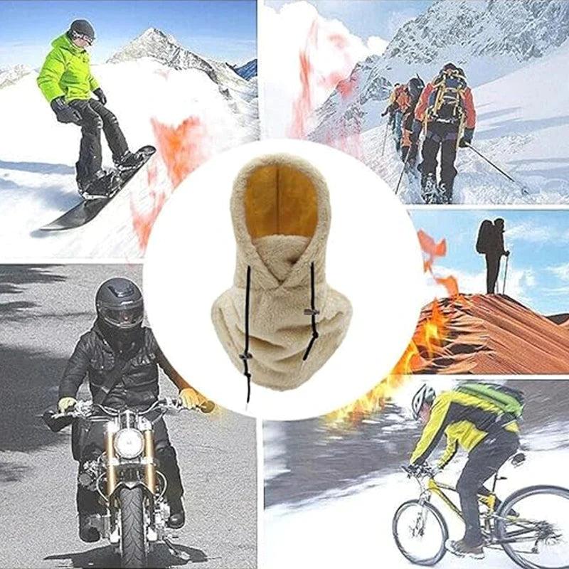 Economicalh - Sherpa Hood Ski Mask - Hot Sale 50%