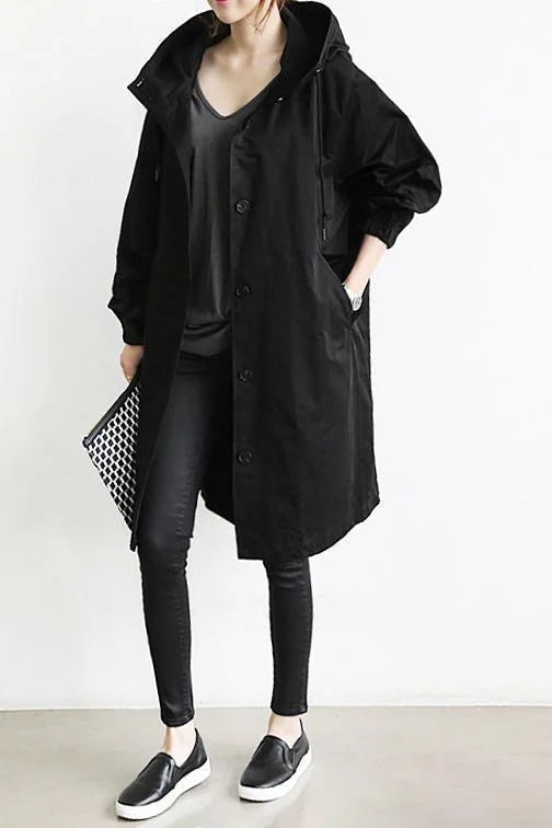 Classics Agave - Hooded Trench Coat - Last Day 49%OFF