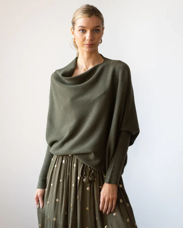 Asymmetric Draped Jumper (Buy 2 Vip Shipping)