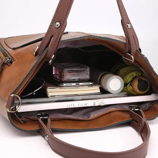 Ladies vintage leather shoulder bag - Hot SALE-49% OFF