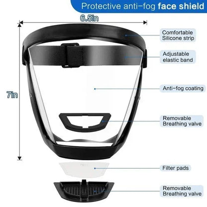 Anti-Dust & Fog-Resistant Face Shield - Hot Sale 50% Off