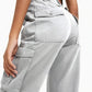 SilkennStrands- High Waist Cargo Pants