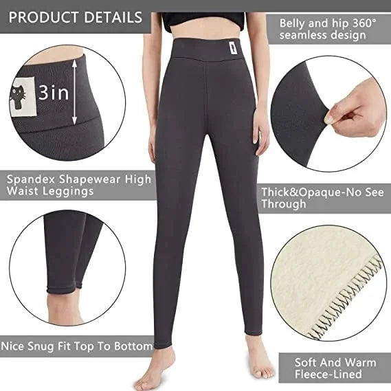 Acidella Leggings - Casual Warm Winter Solid Pants