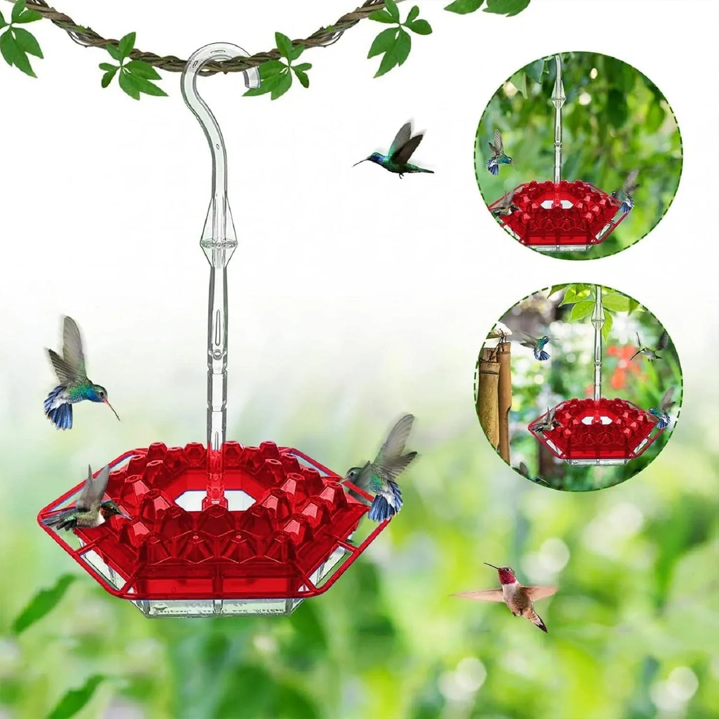 Hummingbird Feeders for Outdoors Hanging - Mother's Day Sale 45% OFF