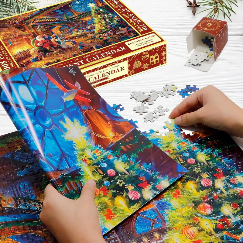 Advent Calendar 2023 Christmas Jigsaw Puzzles