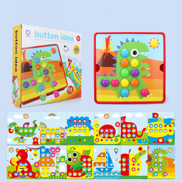 Button Art Toys for Toddlers - Last Day Promotion 49% OFF