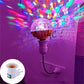 Colorful Rotating Disco Ball Light