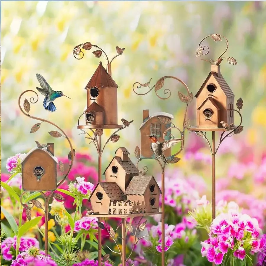 Birdhouse Garden Stakes - Buy 2 Free VIP Shipping - Last Day Promotion- SAVE 70%