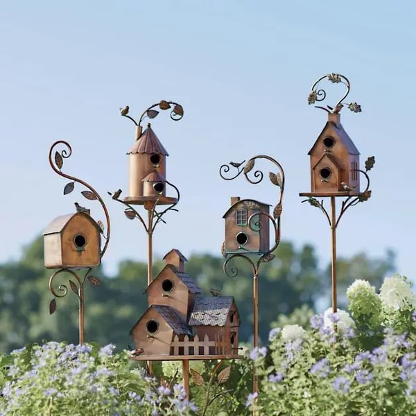 Birdhouse Garden Stakes - Buy 2 Free VIP Shipping - Last Day Promotion- SAVE 70%