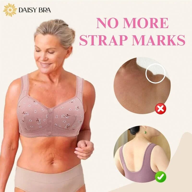 Comfortable & Convenient Front Button Bra-Daisy Bra - Last Day 50% OFF