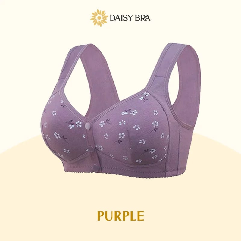 Comfortable & Convenient Front Button Bra-Daisy Bra - Last Day 50% OFF