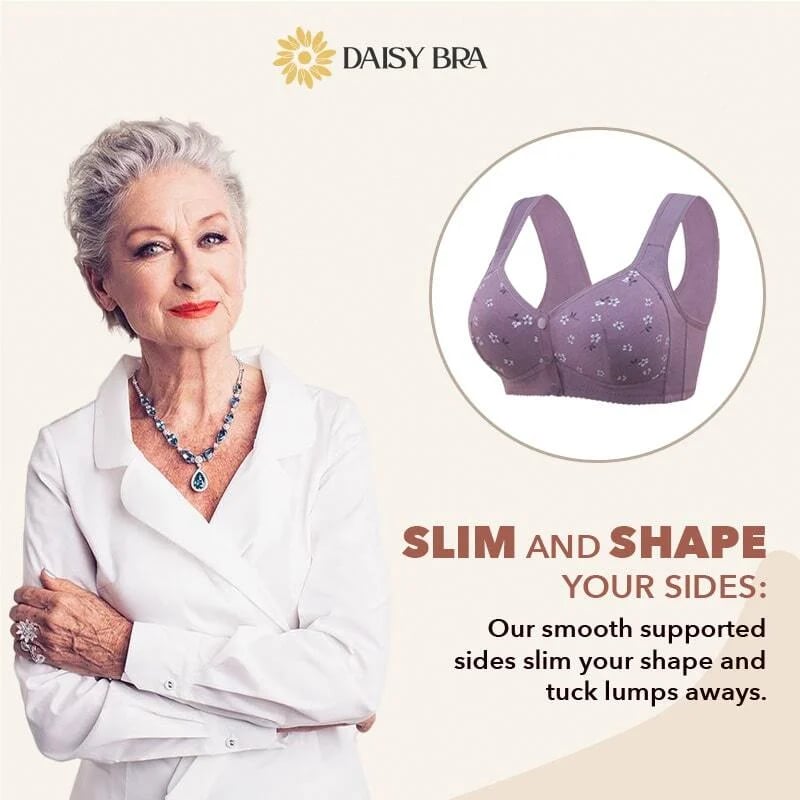 Daisy Bra – Comfortable & Convenient Front Button Bra - Last Day 80% OFF