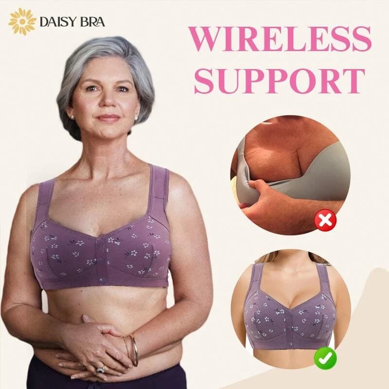 Comfortable & Convenient Front Button Bra-Daisy Bra - Last Day 50% OFF