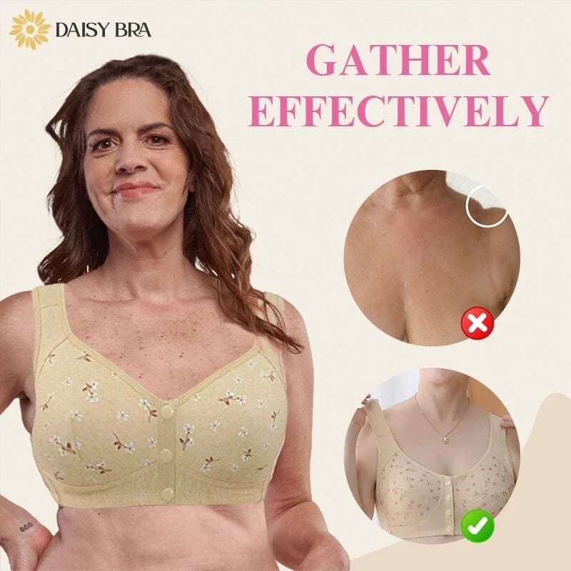 Comfortable & Convenient Front Button Bra-Daisy Bra - Last Day 50% OFF