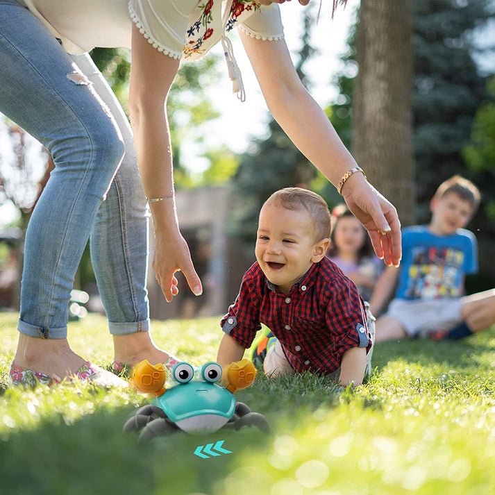 Crawling Crab – Helps with Tummy Time