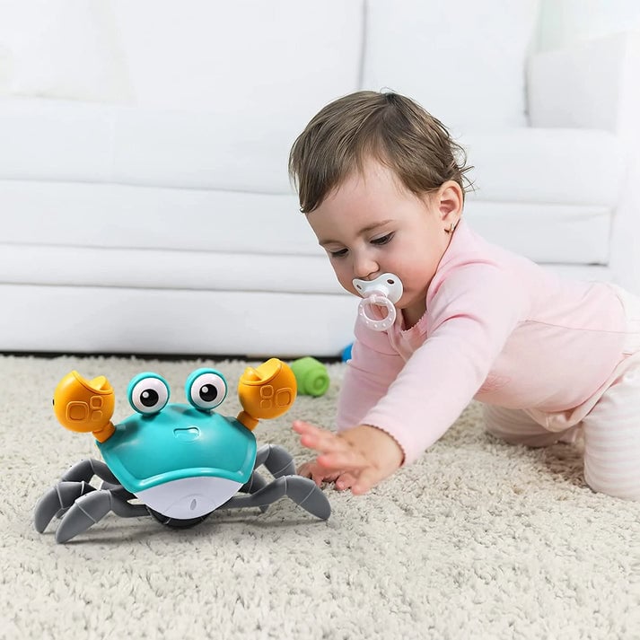 Crawling Crab – Helps with Tummy Time