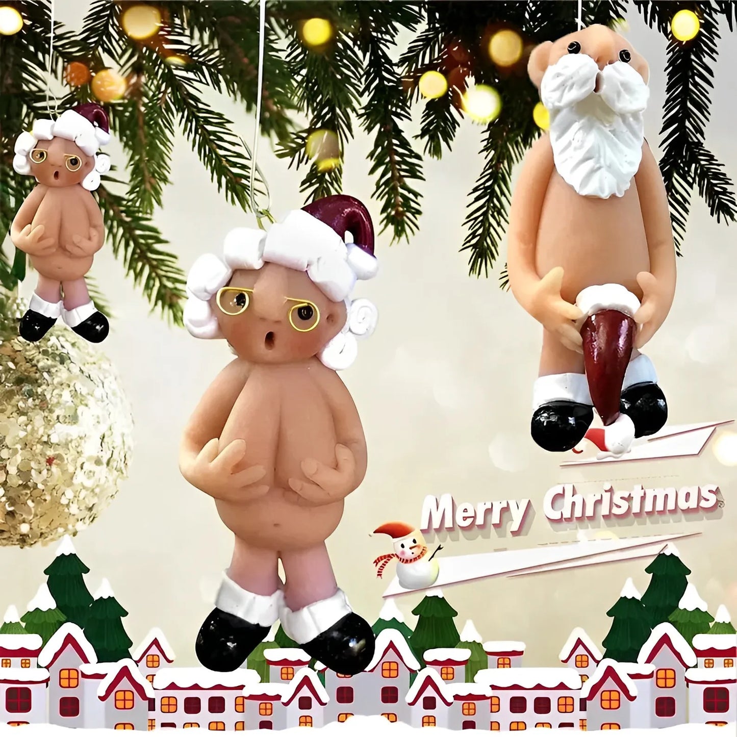 Funny Santa Claus Couple - Early Christmas Sale