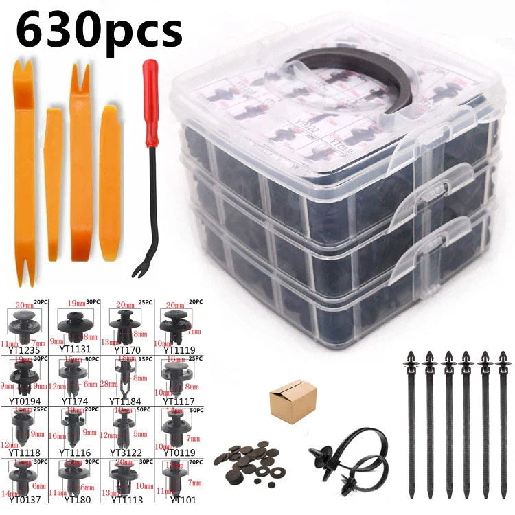 Car Fastener Box Set (630PCS)