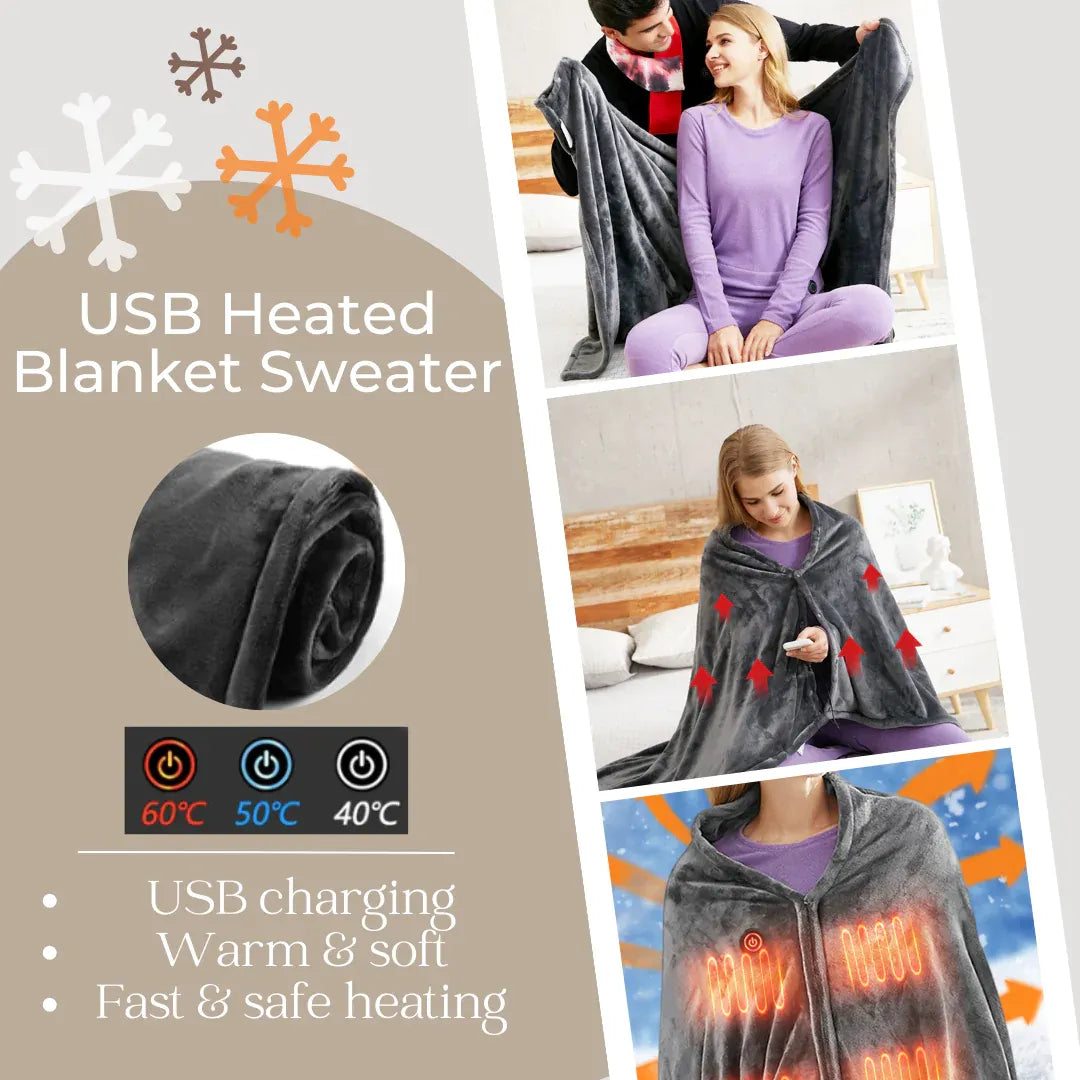 Eifrt Heated Blanket Sweater