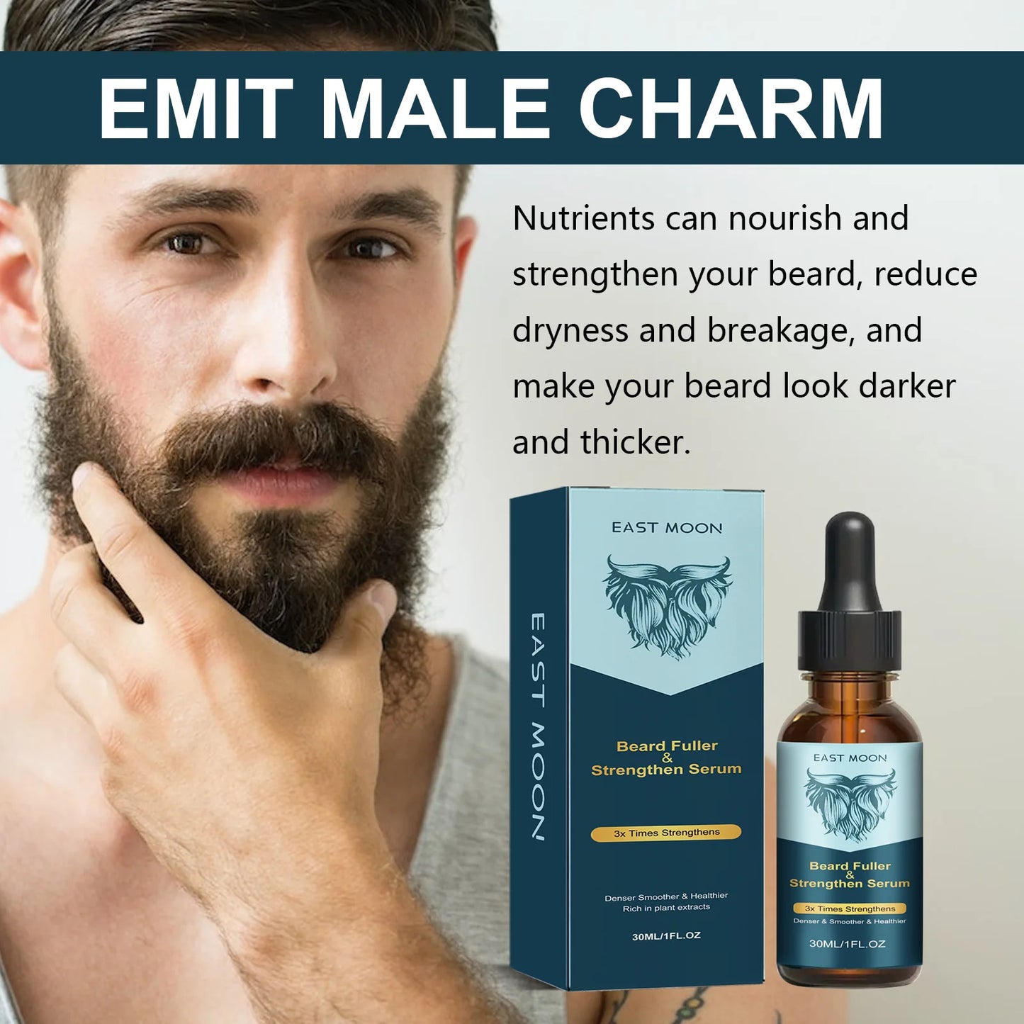 UNPREE Beard Growth & Strengthen Serum - Hot Sale 50% Off