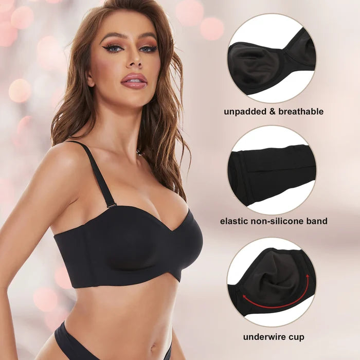 Full Support Non-Slip Convertible Bandeau Bra - LAST DAY 49% OFF