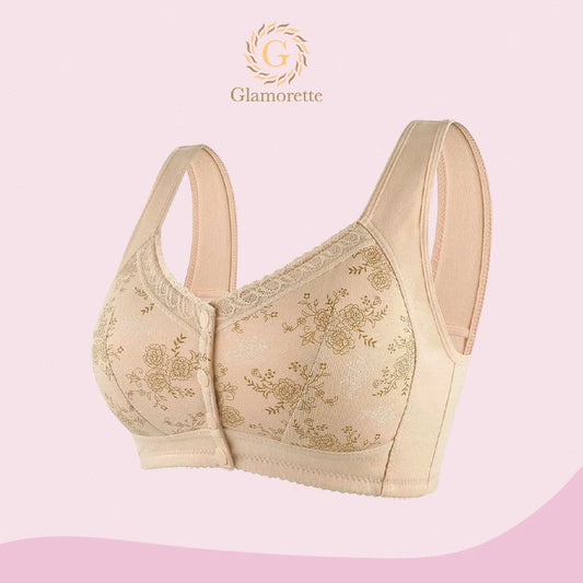 Glamorette - Cotton Front Closure Bra