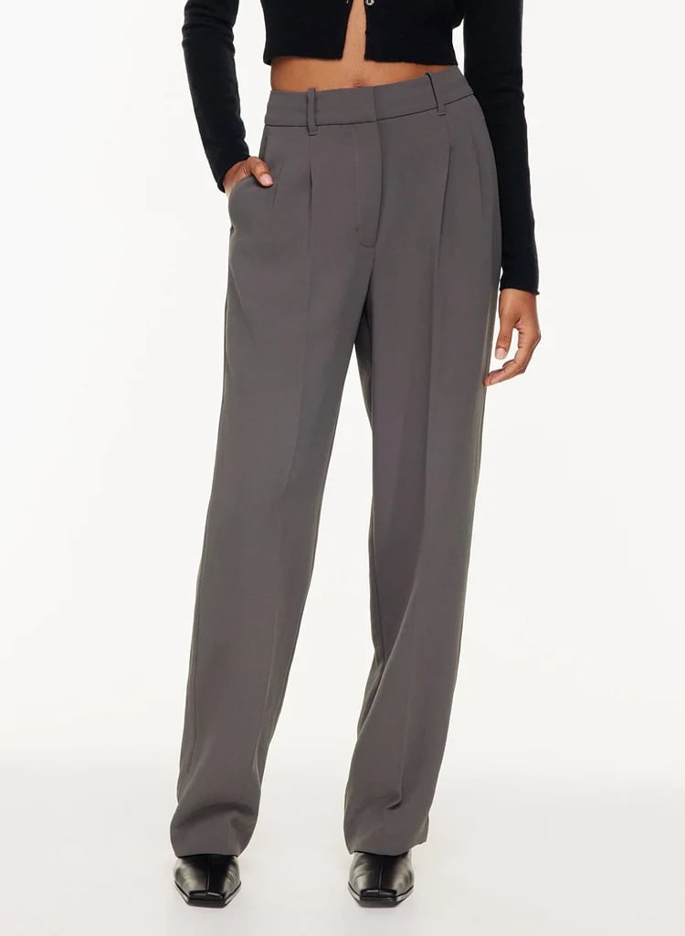 High Waist Tailored Wide Leg Pants