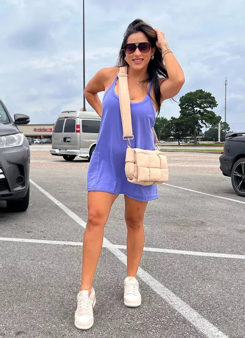 Summer Wide Mini Dress (Buy 2 VIP Shipping)