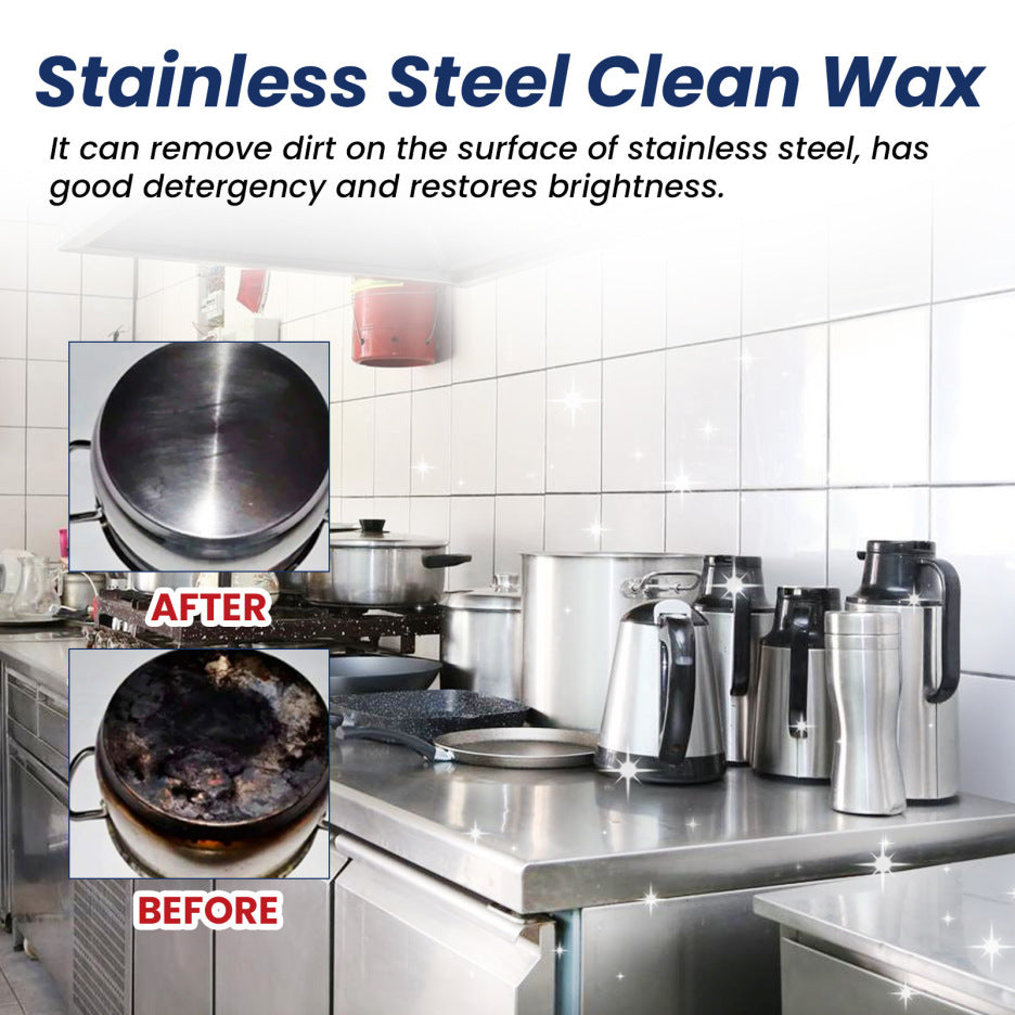 Magical Nano-Technology Stainless Steel Cleaning Paste-SURFACE SAFE, NO RESIDUE