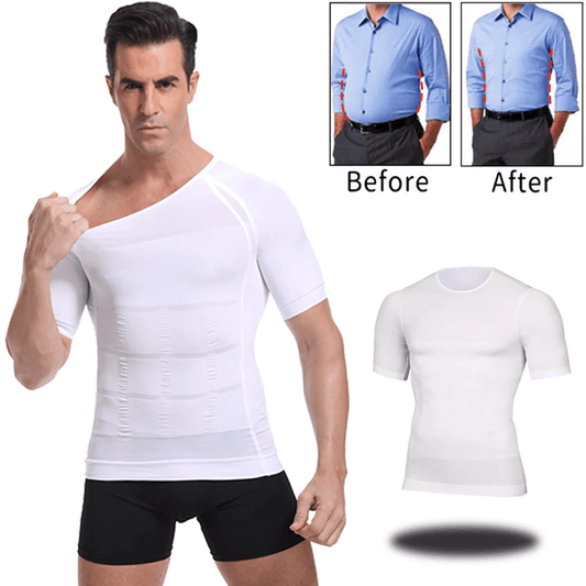 Men Body Toning Shaper T-Shirt