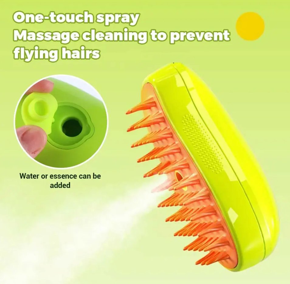 Steam Brush Electric Sprayer for Massage Pet Grooming tool