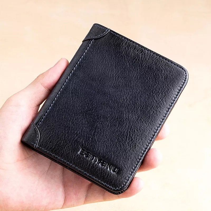 Multi-functional RFID Blocking Waterproof Durable Genuine Leather Wallet - Last Day 49% OFF