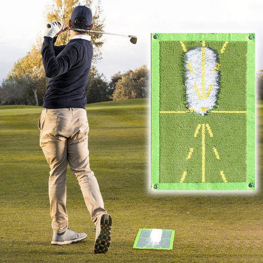 2023 New Golf Training Mat for Swing Detection Batting