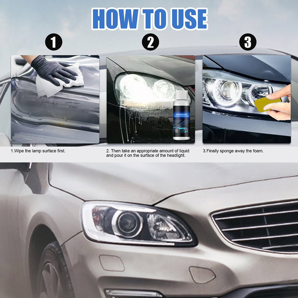 Car Headlight Repair Polish