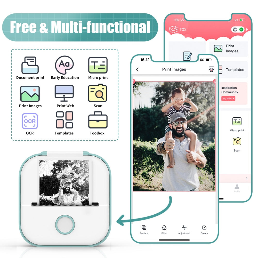 PulsePrint Mini Portable Printer - Hot Sale 60% OFF