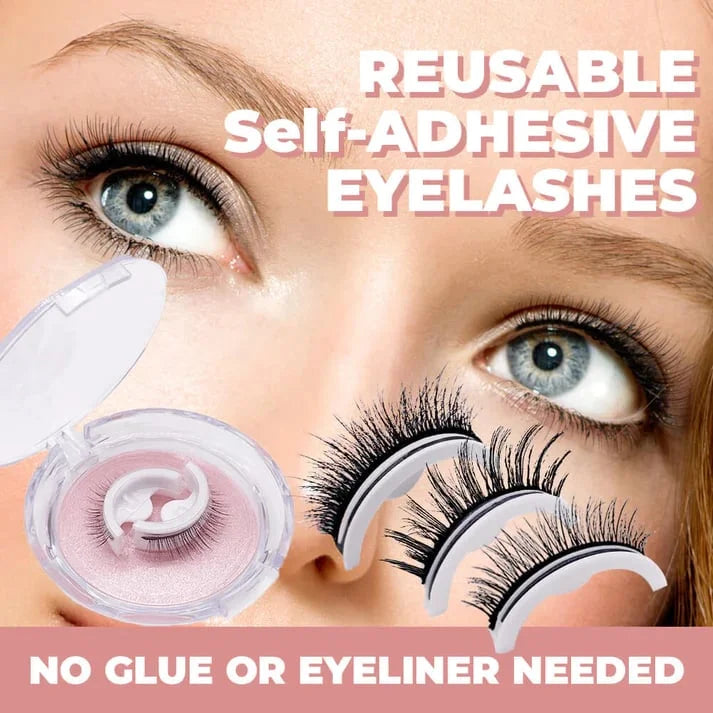 Reusable Adhesive Eyelashes (3 Vip Shipping) Last Day 70% OFF