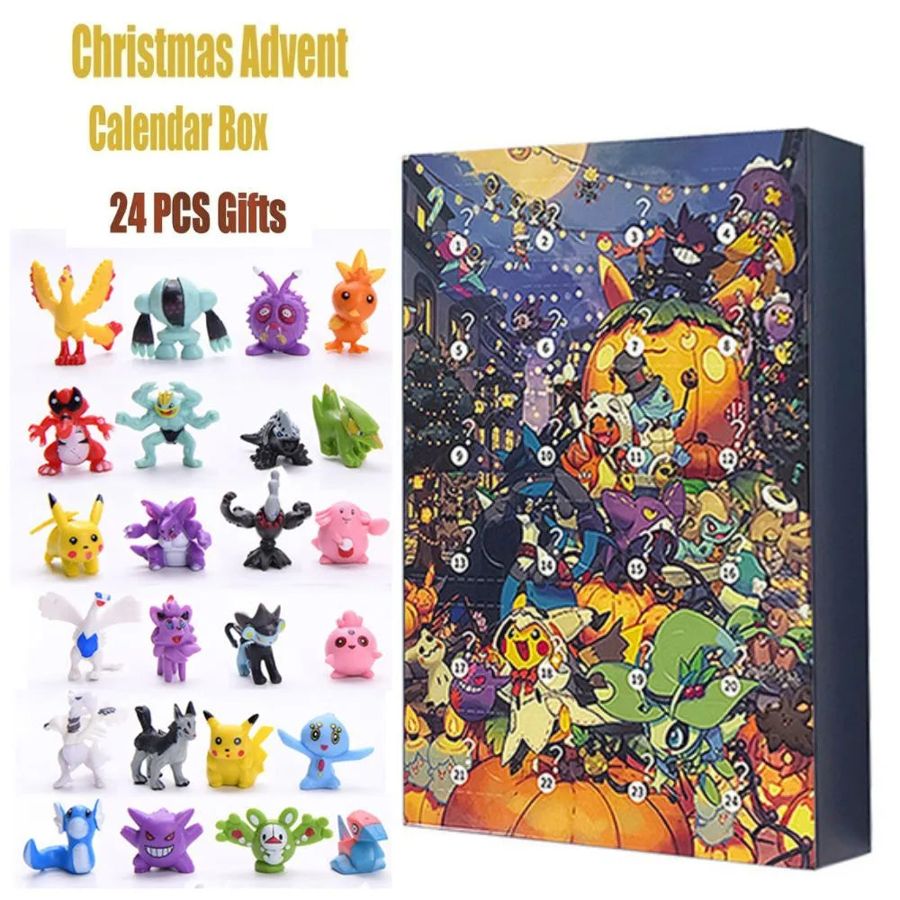 24 Pcs Pokemon Advent Calendar