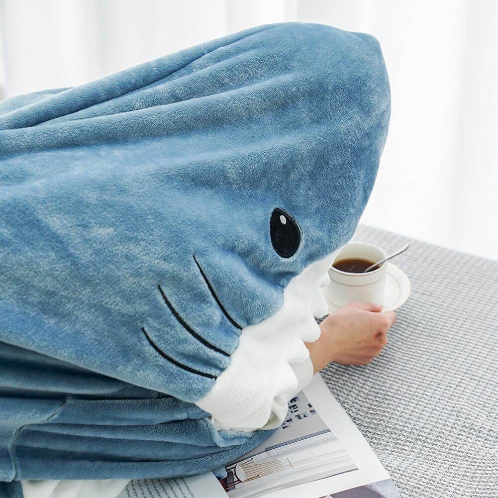 The Wearable Shark Blanket by PLUSHY'Z