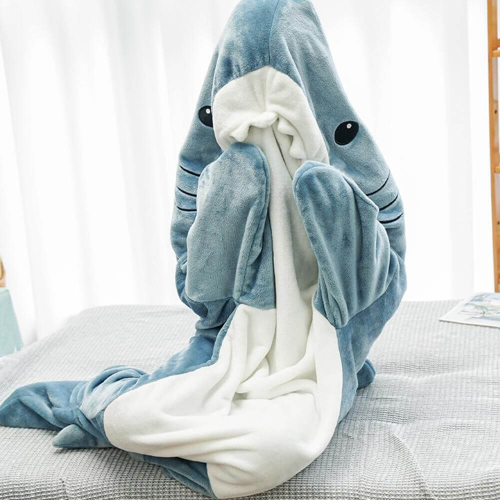 The Wearable Shark Blanket by PLUSHY'Z